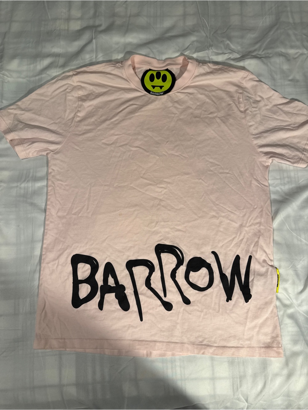 Barrow Light Pink Bartow Graphic T-Shirt with Black Print